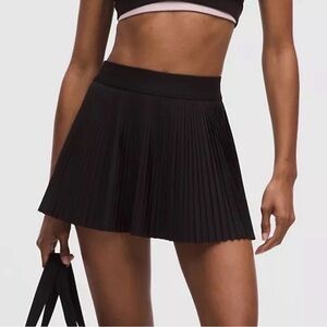 Lululemon Black Varsity High-Rise
Pleated Tennis Skirt